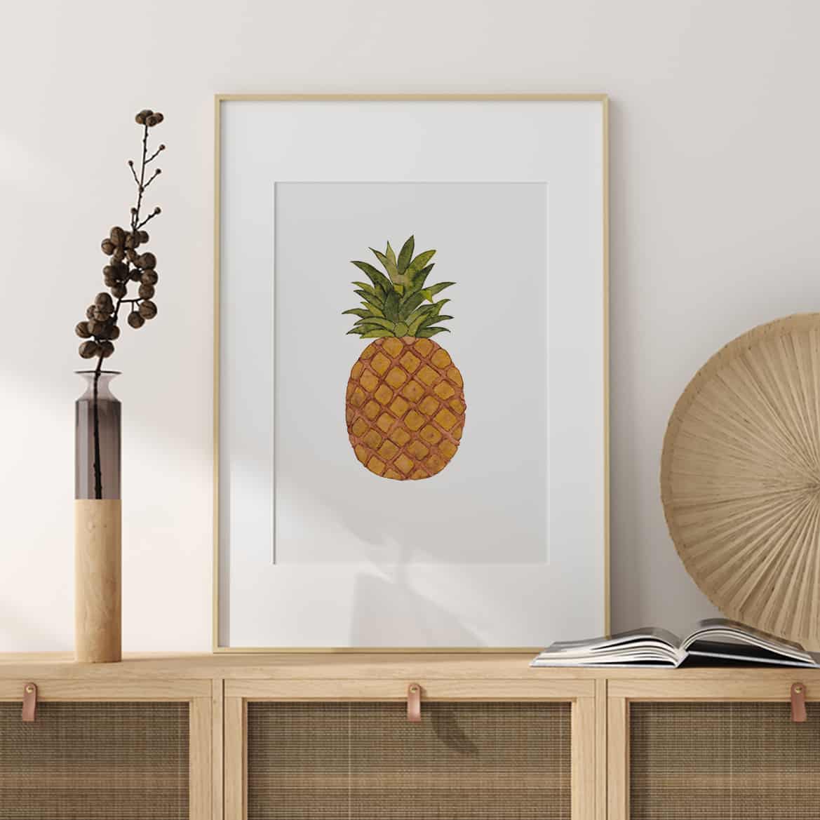 Design Poster Ananas