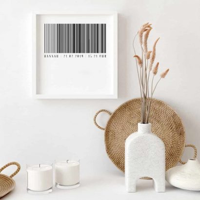 Poster zur Geburt personalisiert