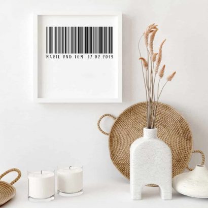 Poster zur Hochzeit personalisiert